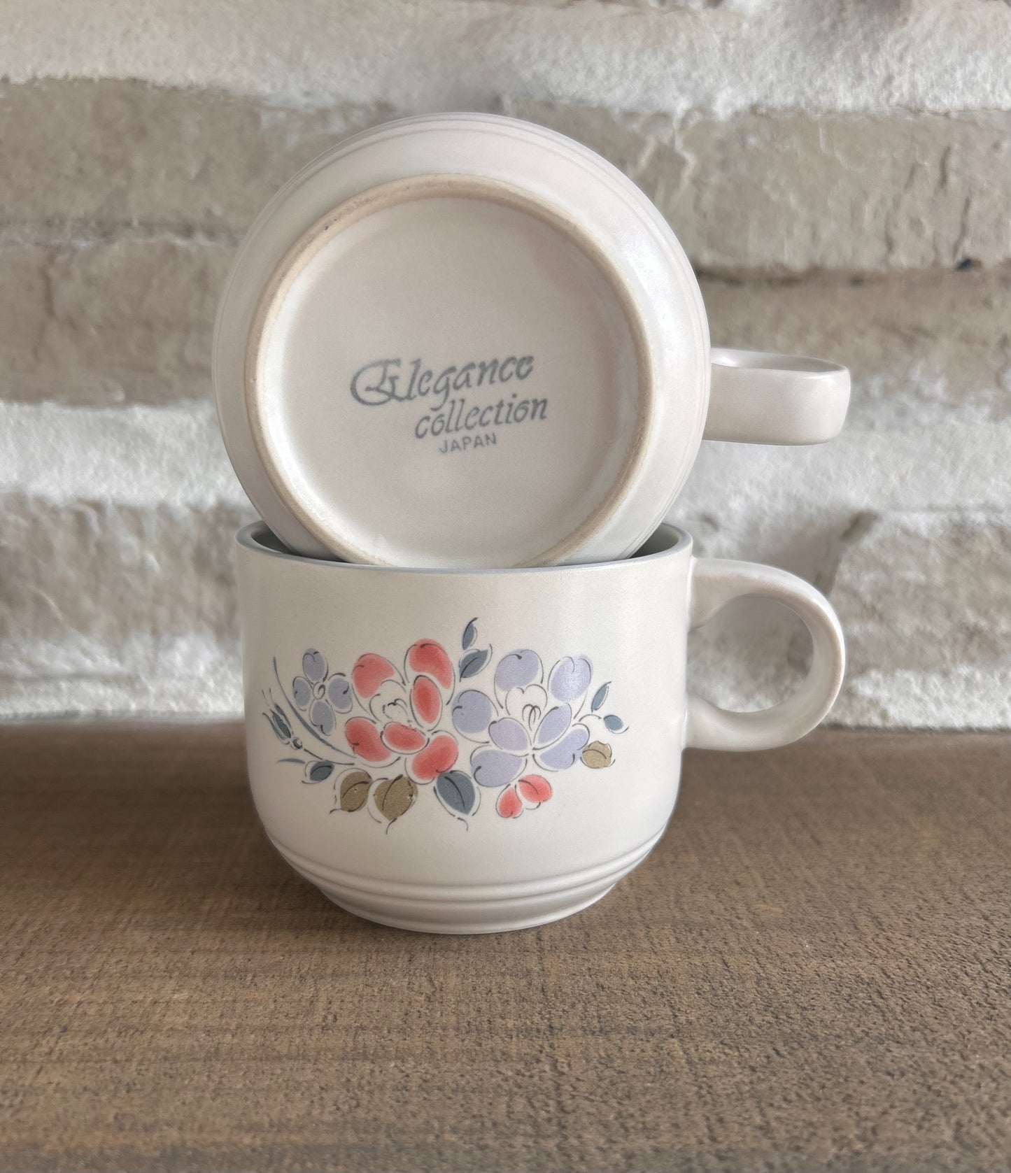 Duo de tasses vintage « Élégance Collection » Japon