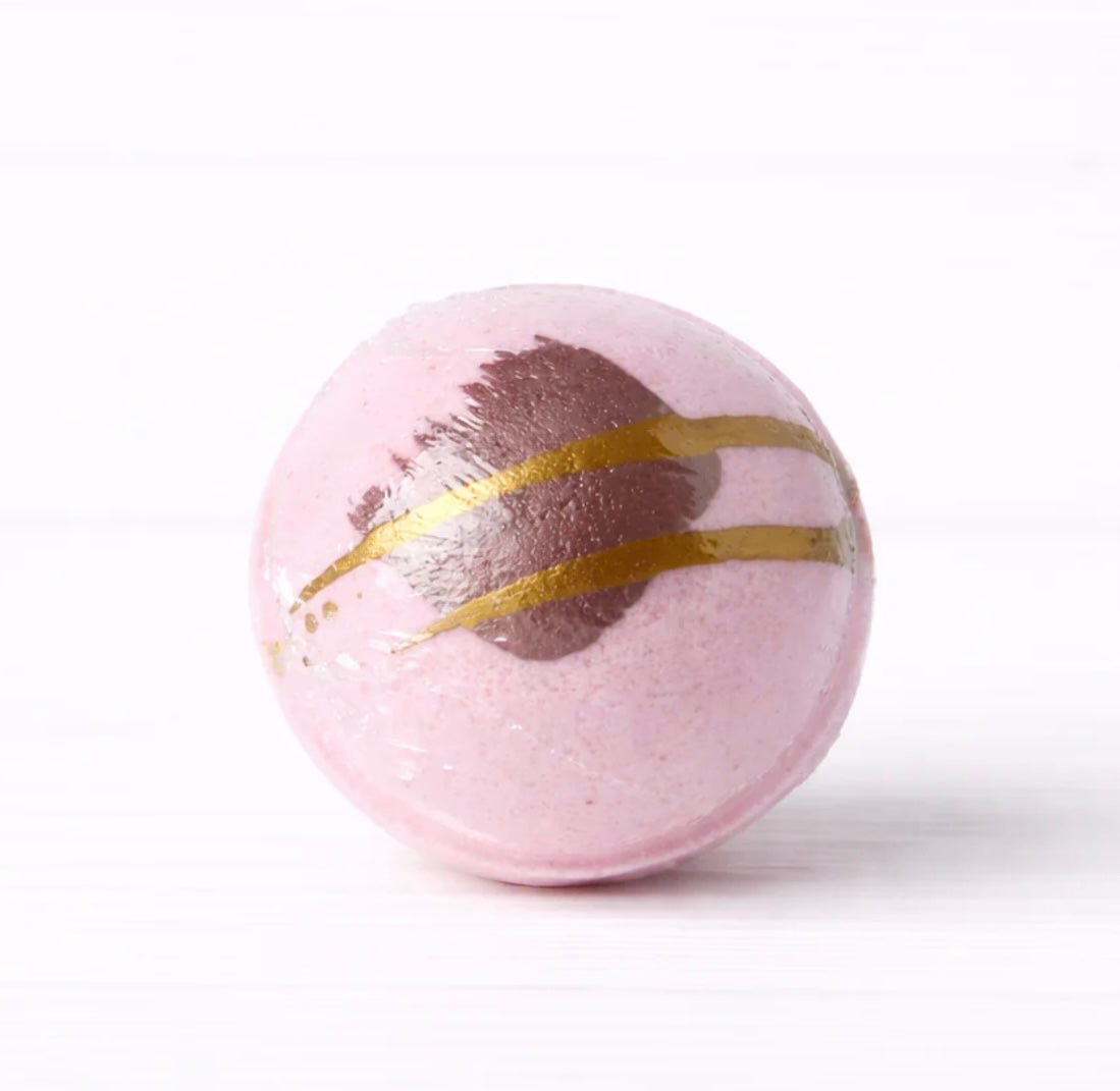 Bombe de bain - Sel de mer rose 170g